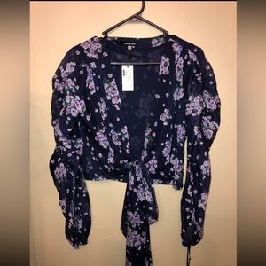 New Nordstrom’s Sugarlips Tie Up Front Top